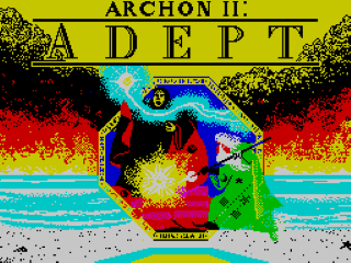 Archon II: Adept title screen for ZX Spectrum